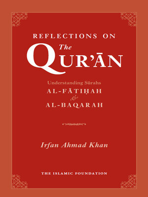 cover image of Reflections on the Quran